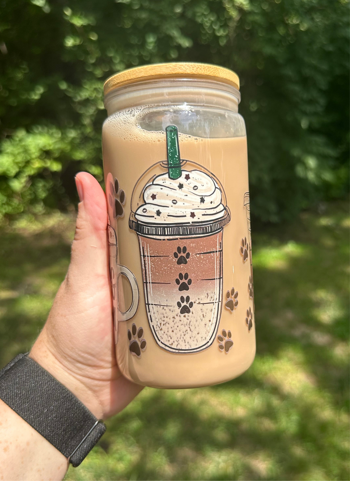 Dog Mom Puppucino Tumbler